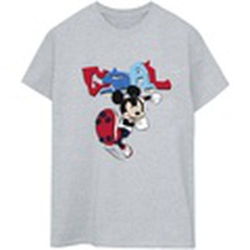 Camiseta manga larga Mickey Mouse Goal Striker Pose para mujer - Disney - Modalova