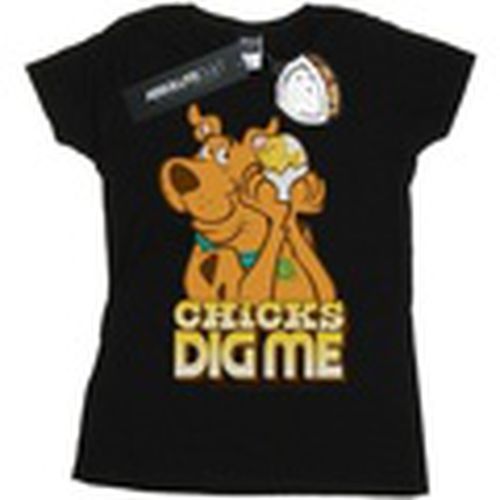 Camiseta manga larga Chicks Dig Me para mujer - Scooby Doo - Modalova