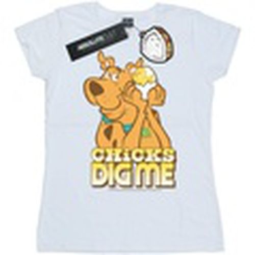 Camiseta manga larga Chicks Dig Me para mujer - Scooby Doo - Modalova