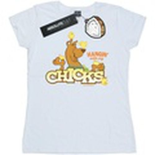 Camiseta manga larga Hangin With My Chicks para mujer - Scooby Doo - Modalova