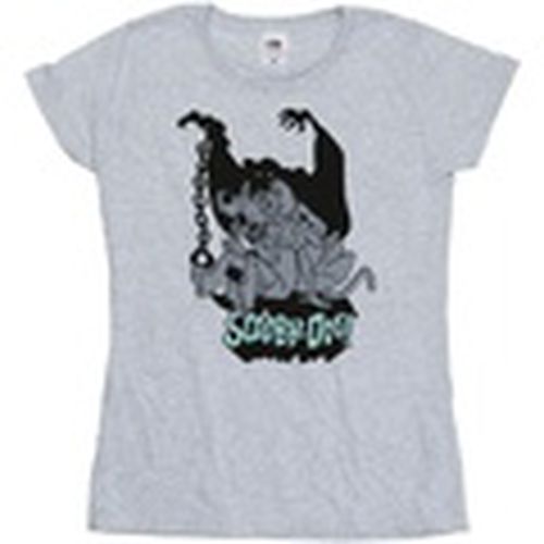 Camiseta manga larga Scared Jump para mujer - Scooby Doo - Modalova