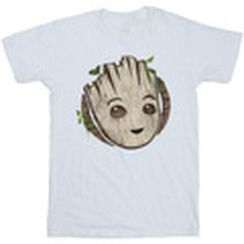 Camiseta manga larga I Am Groot Wooden Head para hombre - Marvel - Modalova