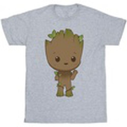 Camiseta manga larga I Am Groot Chibi Wave Pose para hombre - Marvel - Modalova
