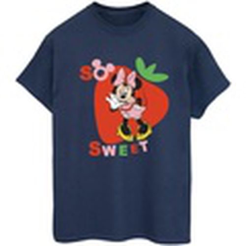 Camiseta manga larga Minnie Mouse So Sweet Strawberry para mujer - Disney - Modalova