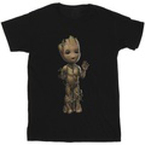 Camiseta manga larga I Am Groot Wave Pose para hombre - Marvel - Modalova