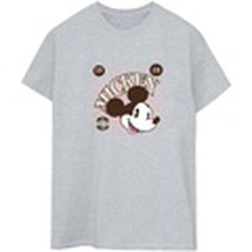 Camiseta manga larga Mickey Mouse Vintage Leads Them All para mujer - Disney - Modalova