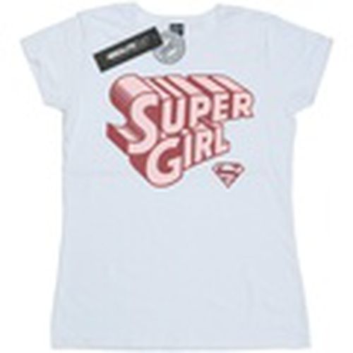 Camiseta manga larga Supergirl Retro Logo para mujer - Dc Comics - Modalova