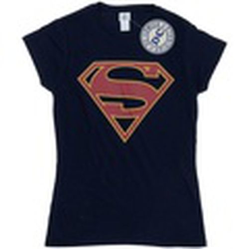 Camiseta manga larga Supergirl Logo para mujer - Dc Comics - Modalova
