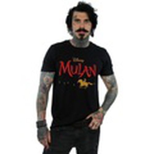 Camiseta manga larga Mulan Movie Logo para hombre - Disney - Modalova