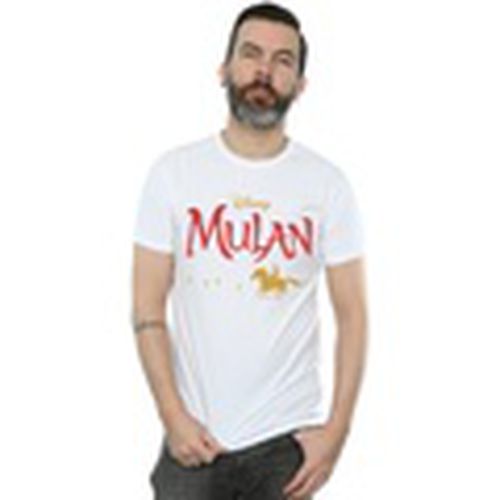 Camiseta manga larga Mulan Movie Logo para hombre - Disney - Modalova
