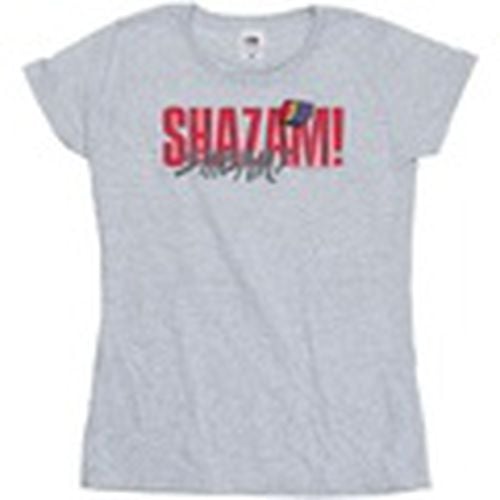 Camiseta manga larga Shazam Fury Of The Gods Pride Distress para mujer - Dc Comics - Modalova