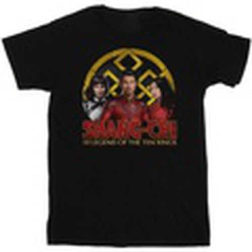 Camiseta manga larga Shang-Chi And The Legend Of The Ten Rings Group Logo Emblem para mujer - Marvel - Modalova