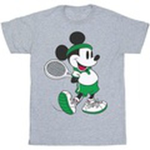 Camiseta manga larga Mickey Mouse Tennis para hombre - Disney - Modalova
