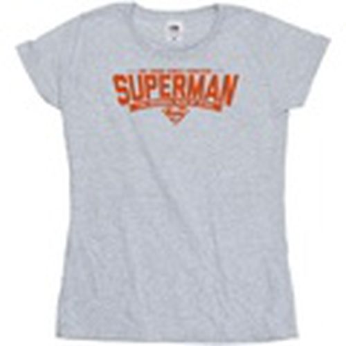 Camiseta manga larga Superman Hero Dad para mujer - Dc Comics - Modalova