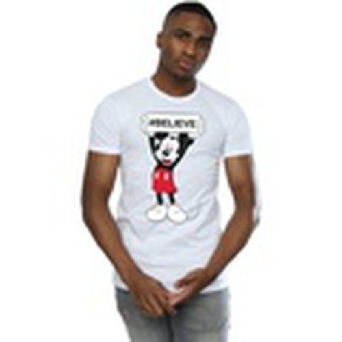 Camiseta manga larga Mickey MouseBelieve para hombre - Disney - Modalova