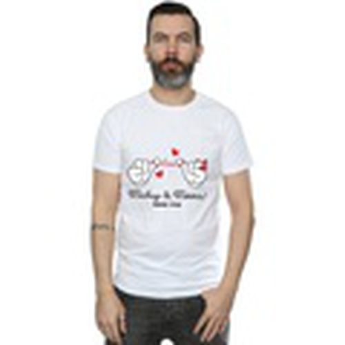 Camiseta manga larga Mickey Mouse Love Hands para hombre - Disney - Modalova