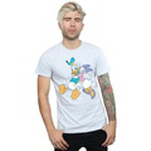 Camiseta manga larga Donald And Daisy Duck Kiss para hombre - Disney - Modalova