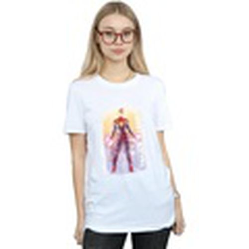 Camiseta manga larga Captain Watercolour para mujer - Marvel - Modalova