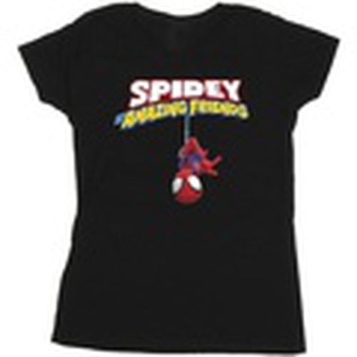 Camiseta manga larga Hanging Upside Down para mujer - Marvel - Modalova