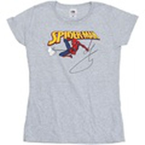 Camiseta manga larga Spider-Man With A Book para mujer - Marvel - Modalova