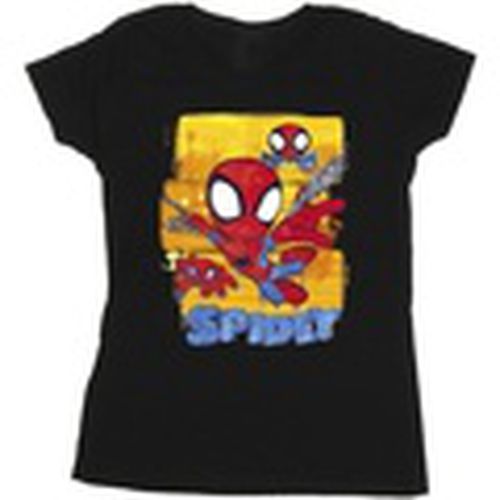 Camiseta manga larga Spidey And His Amazing Friends Flying para mujer - Marvel - Modalova