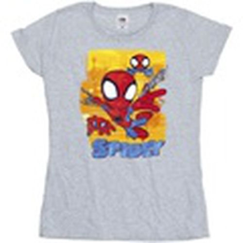 Camiseta manga larga Spidey And His Amazing Friends Flying para mujer - Marvel - Modalova