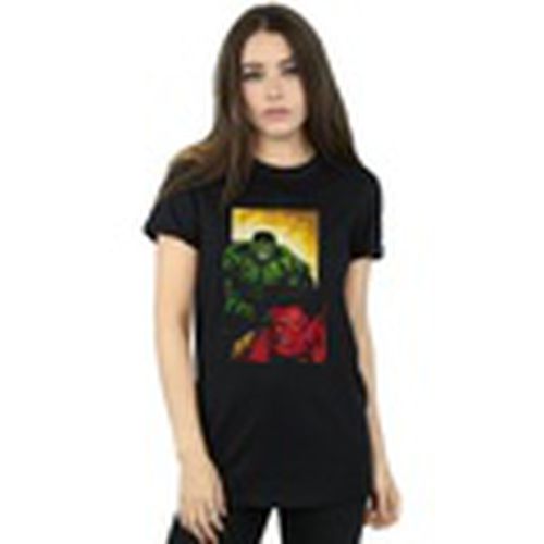 Camiseta manga larga Red Hulk Vs Green Hulk para mujer - Marvel - Modalova