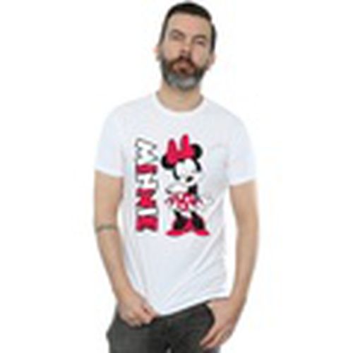 Camiseta manga larga Minnie Mouse Giggling para hombre - Disney - Modalova