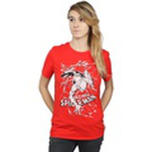 Camiseta manga larga Web Crawler para mujer - Marvel - Modalova