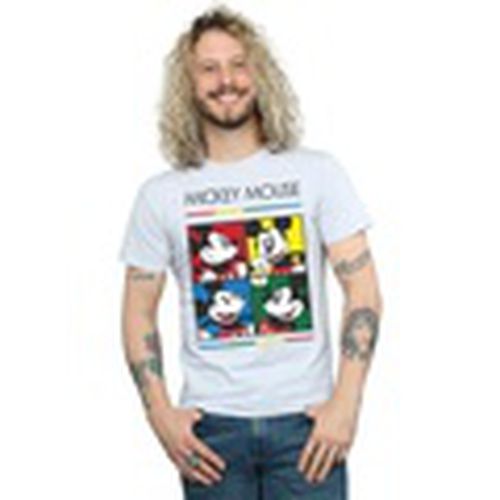 Camiseta manga larga Mickey Mouse Square Colour para hombre - Disney - Modalova