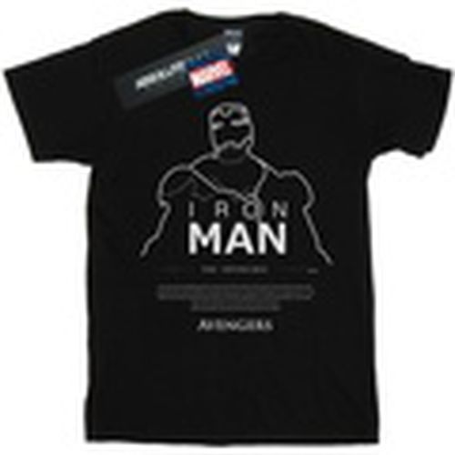 Camiseta manga larga Iron Man Single Line para mujer - Marvel - Modalova