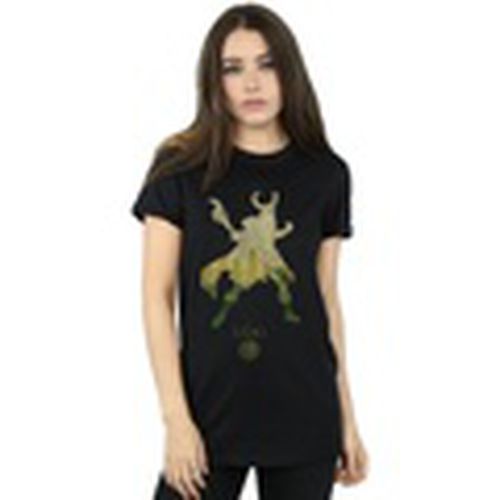 Camiseta manga larga Loki Silhouette para mujer - Marvel - Modalova