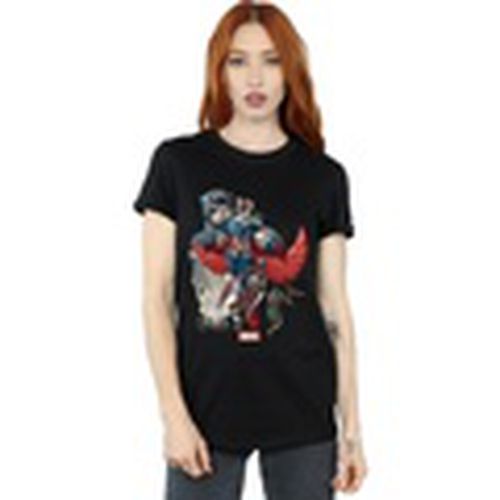 Camiseta manga larga Falcon Evolution para mujer - Marvel - Modalova