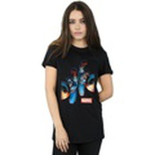 Camiseta manga larga Side By Side para mujer - Marvel - Modalova