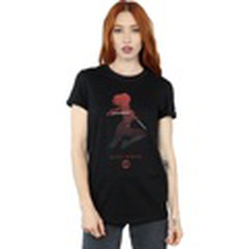 Camiseta manga larga Black Widow Silhouette para mujer - Marvel - Modalova