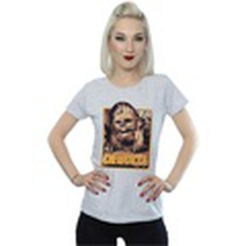 Camiseta manga larga Chewbacca Scream para mujer - Disney - Modalova