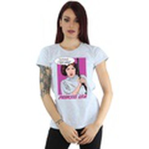 Camiseta manga larga Princess Leia Pop Art para mujer - Disney - Modalova