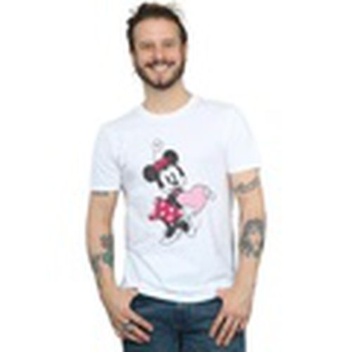 Camiseta manga larga Minnie Mouse Love Heart para hombre - Disney - Modalova