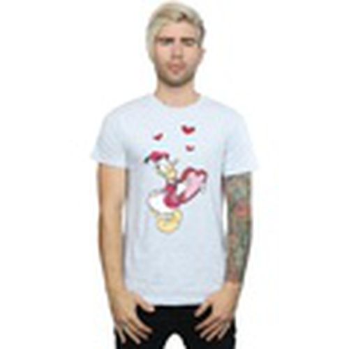 Camiseta manga larga Donald Duck Love Heart para hombre - Disney - Modalova