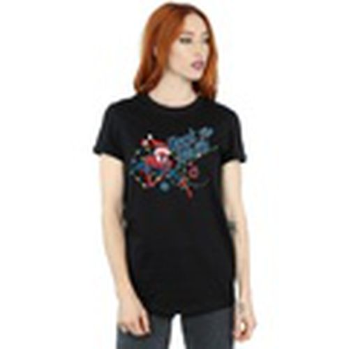 Camiseta manga larga Deck The Walls para mujer - Marvel - Modalova