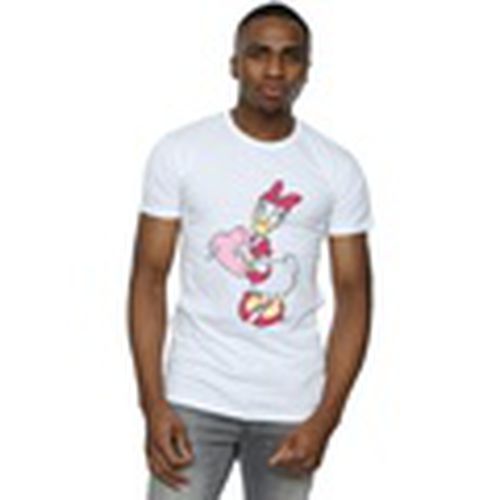 Camiseta manga larga Daisy Duck Love Heart para hombre - Disney - Modalova
