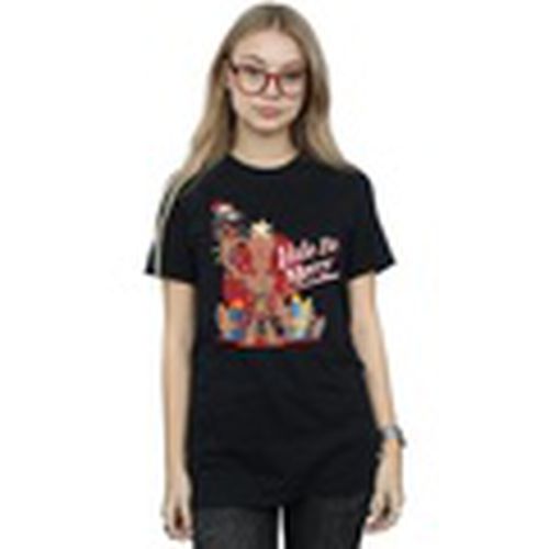 Camiseta manga larga Yule Be Merry para mujer - Marvel - Modalova