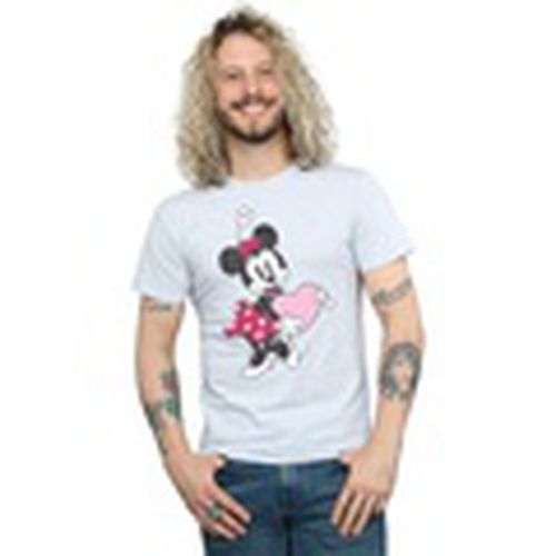 Camiseta manga larga Minnie Mouse Love Heart para hombre - Disney - Modalova