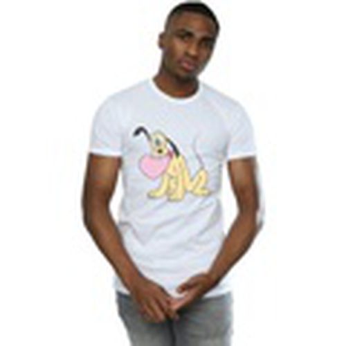 Camiseta manga larga Pluto Love Heart para hombre - Disney - Modalova