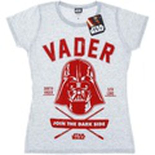 Camiseta manga larga Darth Vader Collegiate para mujer - Disney - Modalova