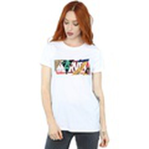 Camiseta manga larga Collage Logo para mujer - Marvel - Modalova