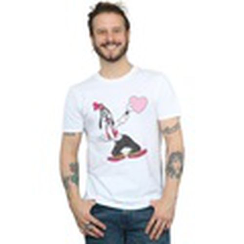 Camiseta manga larga Goofy Love Heart para hombre - Disney - Modalova