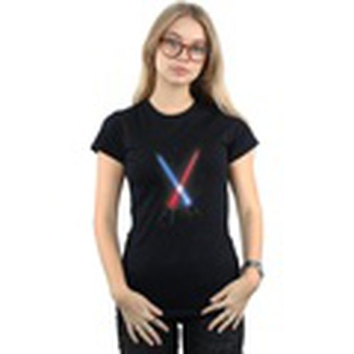 Camiseta manga larga Crossed Lightsabres para mujer - Disney - Modalova