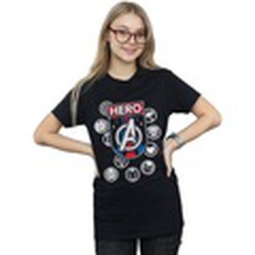 Camiseta manga larga Hero Badge para mujer - Marvel - Modalova