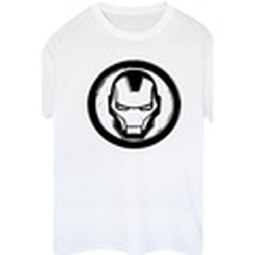 Camiseta manga larga Iron Man Chest Logo para mujer - Marvel - Modalova